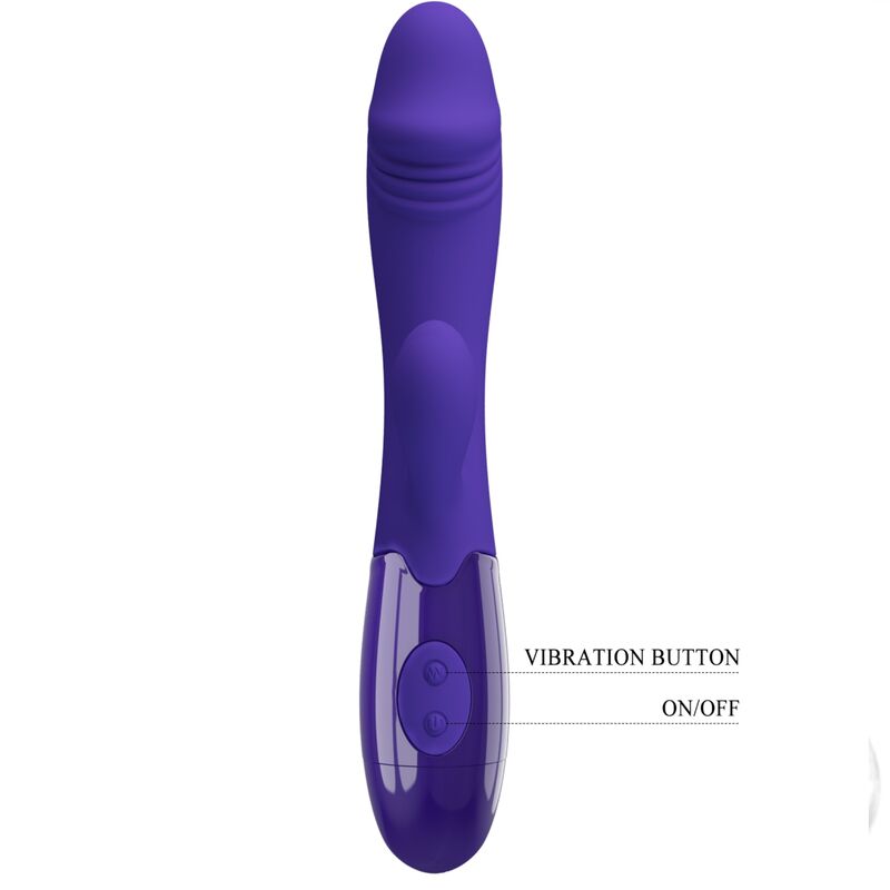 PRETTY LOVE - VIBRATEUR SNAPPY YOUTH & STIMULATEUR DE POINT G VIOLET - Sensualia