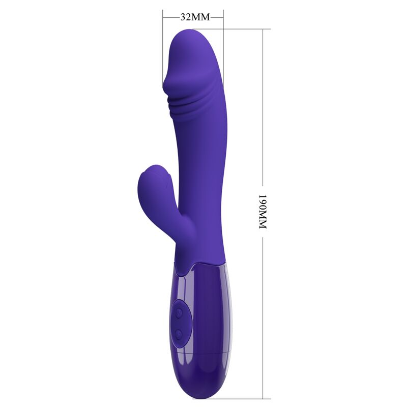 PRETTY LOVE - VIBRATEUR SNAPPY YOUTH & STIMULATEUR DE POINT G VIOLET - Sensualia