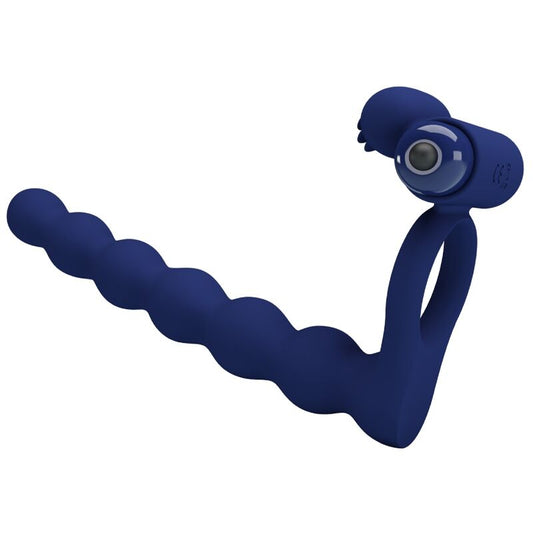 PRETTY LOVE - AJMAL ANNEAU VIBRANT AVEC PLUG BLEU - Sensualia