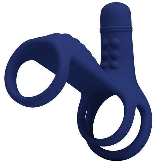 PRETTY LOVE - ANNEAU VIBRANT ELISH AVEC EXTENSION BLEU - Sensualia