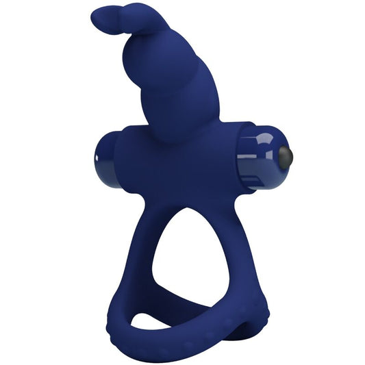 PRETTY LOVE - LUCHITO DOUBLE ANNEAU VIBRANT LAPIN BLEU - Sensualia