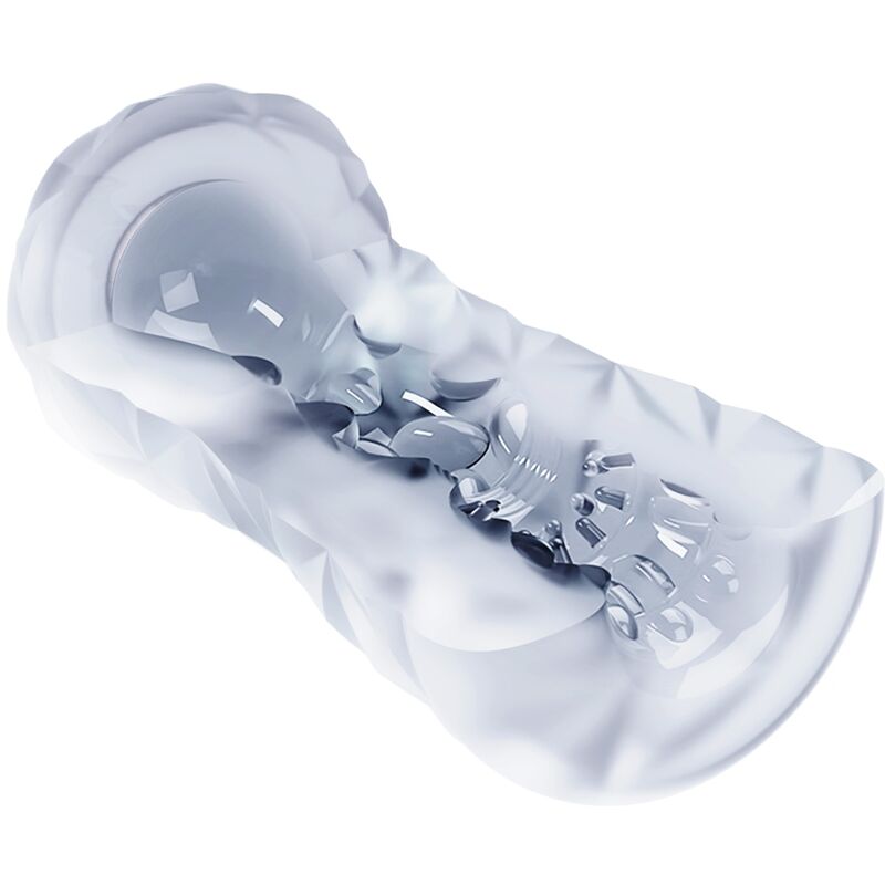 PRETTY LOVE - MASTURBATEUR MASCULIN FANTASY AVEC SPIRALE INTERNE ET BALLES TRANSPARENTES - Sensualia