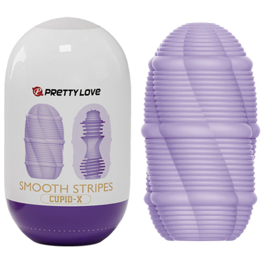 PRETTY LOVE - OEUF MASTURBATEUR CUPID  RAYURES LISSES - Sensualia
