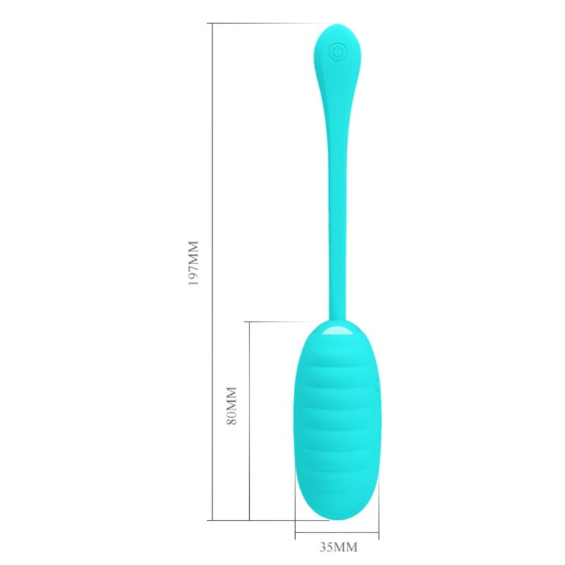 PRETTY LOVE - KIRK OEUF VIBRANT RECHARGEABLE VERT CLAIR - Sensualia