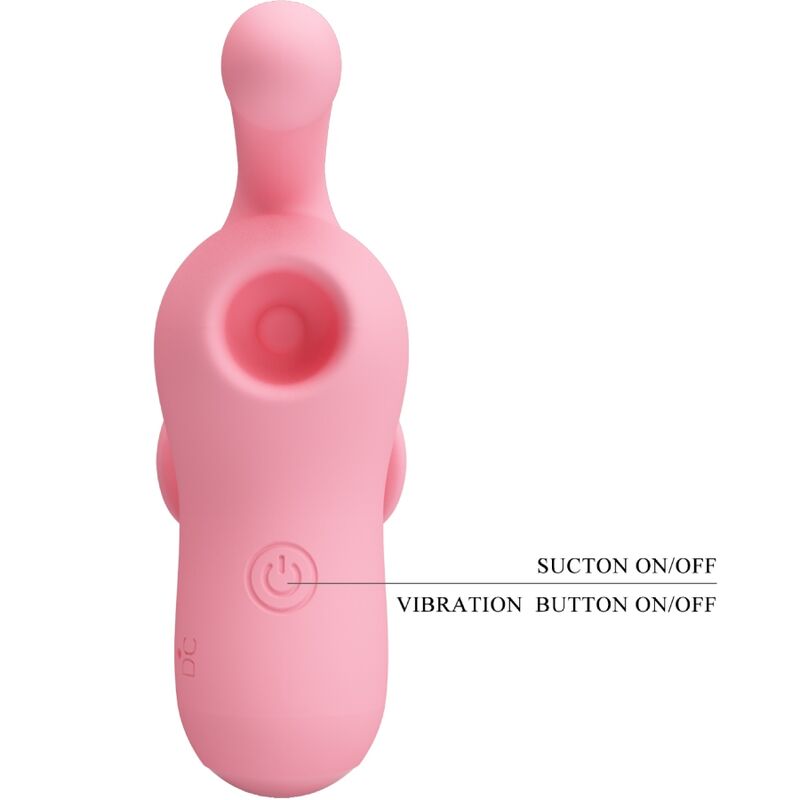 PRETTY LOVE - MINI JOUETS AMUSANTS PAR MAGIC BEE VIBRATEUR ET SUCKER - Sensualia