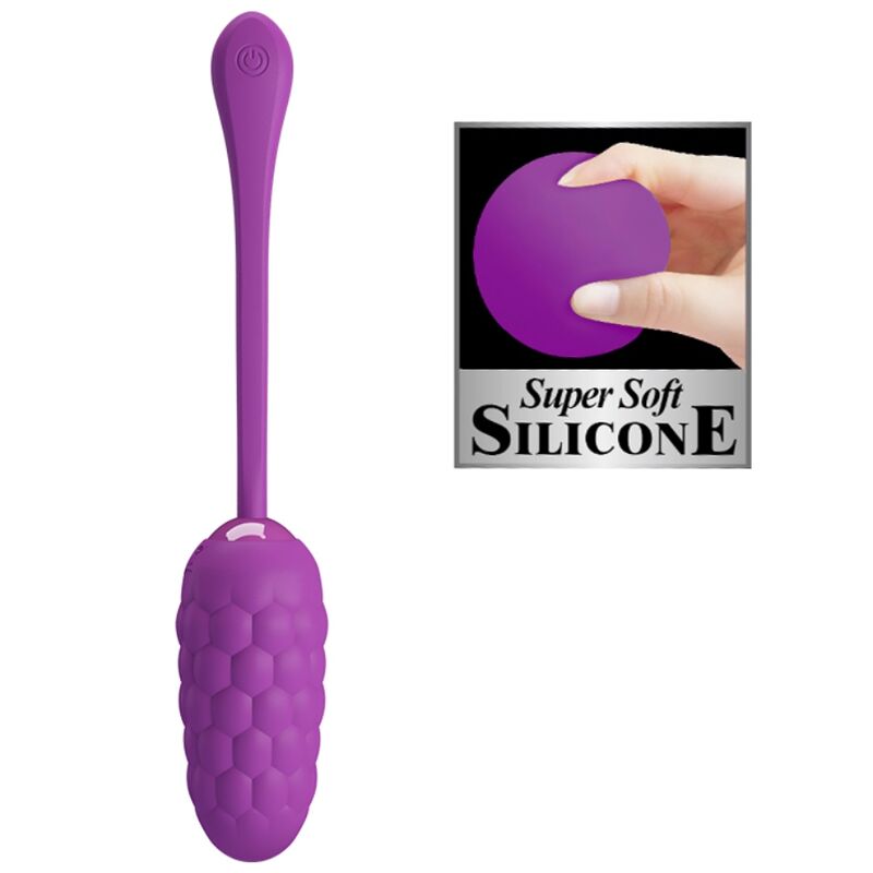 PRETTY LOVE - OEUF VIBRANT  TEXTURE MARINE RECHARGEABLE VIOLET - Sensualia