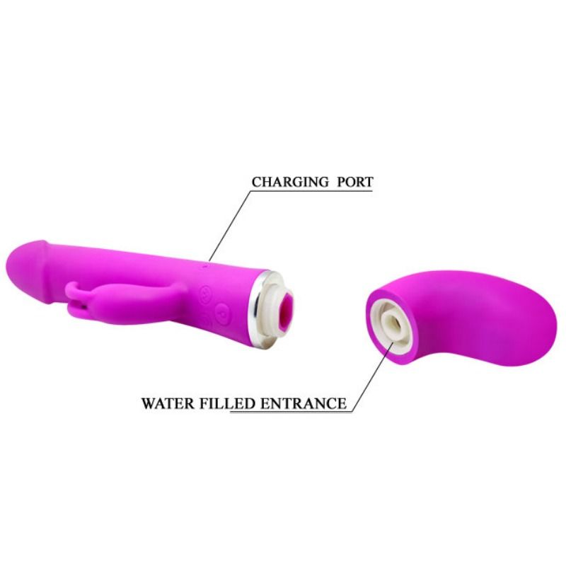 PRETTY LOVE - VIBRATEUR HENRY AVEC 12 MODES DE VIBRATION ET FONCTION SQUIRT - Sensualia