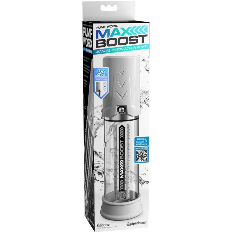 PUMP WORX - MAX BOOST BLANCH - Sensualia