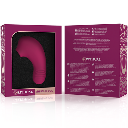 RITHUAL - STIMULATEUR DE CLITORIS DE POCHE SHUSHU PRO 2 PUISSANTS MOTEURS DORCHIDÉES - Sensualia