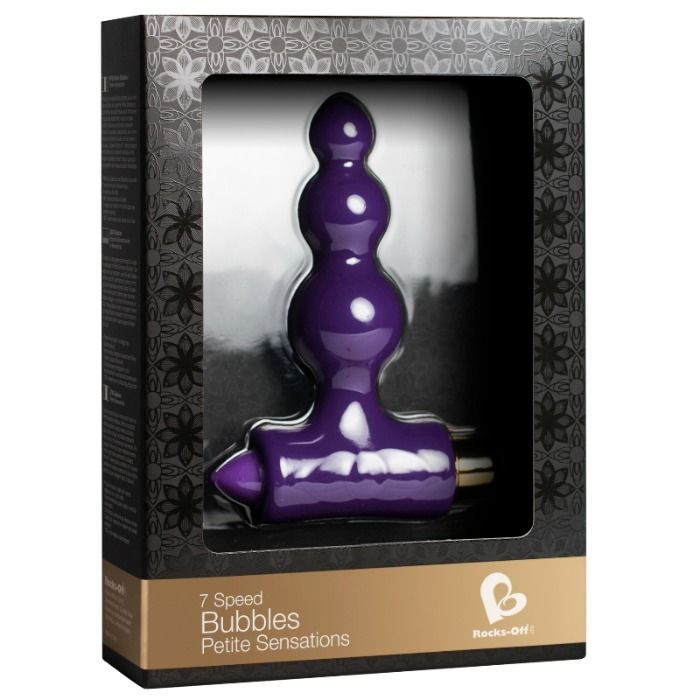 ROCKS-OFF - STIMULATEUR ANAL PETITE BULLES - LILAS - Sensualia