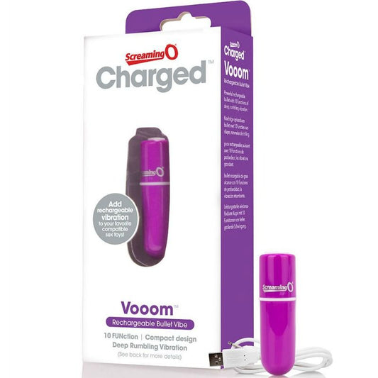 SCREAMING O - BALA VIBREURA RECHARGEABLE VOOOM VIOLET - Sensualia