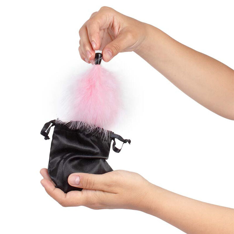 SECRETPLAY - GOLDEN LIGHT KIT POUDRE COMESTIBLE ET PLUME DE FRAISE PÉTILLANTE - Sensualia