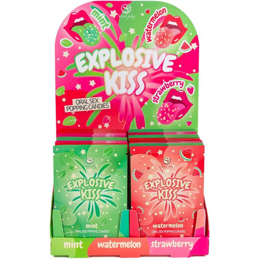 SECRET PLAY - PRÉSENTOIR BONBONS EXPLOSIFS (48 UNITÉS) - Sensualia