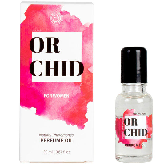 SECRETPLAY - HUILE DE PARFUM AUX PHÉROMONES NATURELLES D''ORCHIDÉE 20 ML - Sensualia