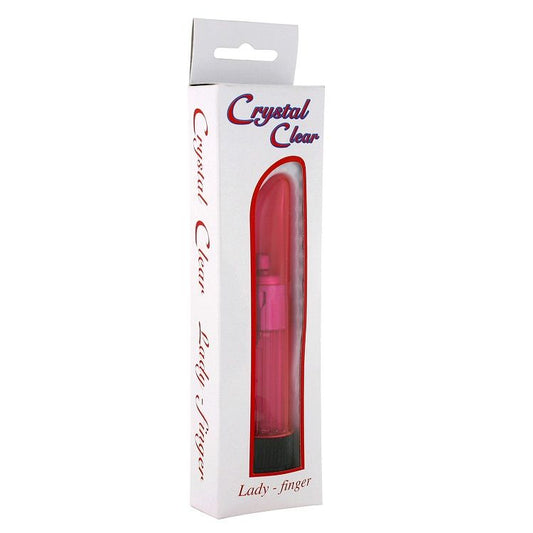 SEVEN CREATIONS - VIBRATEUR CRISTAL CLAIR DAME ROSE - Sensualia