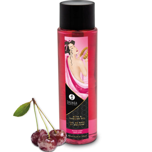 SHUNGA - GEL BAIN & DOUCHE CERISE GIVRÉE 370 ML - Sensualia