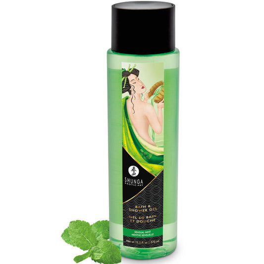 SHUNGA - GEL BAIN & DOUCHE MENTHE SENSUELLE 370 ML - Sensualia