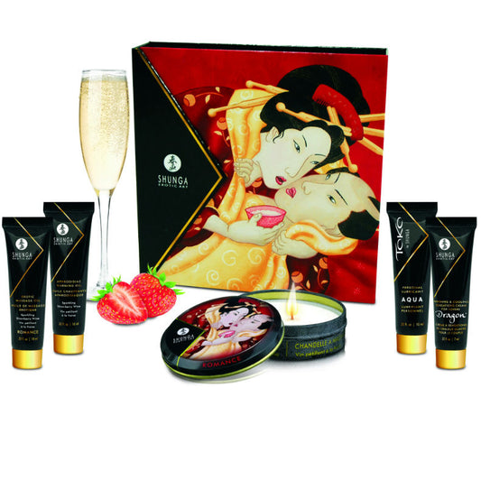 SHUNGA - KIT SECRET GEISHA FRAISES ET CAVA - Sensualia