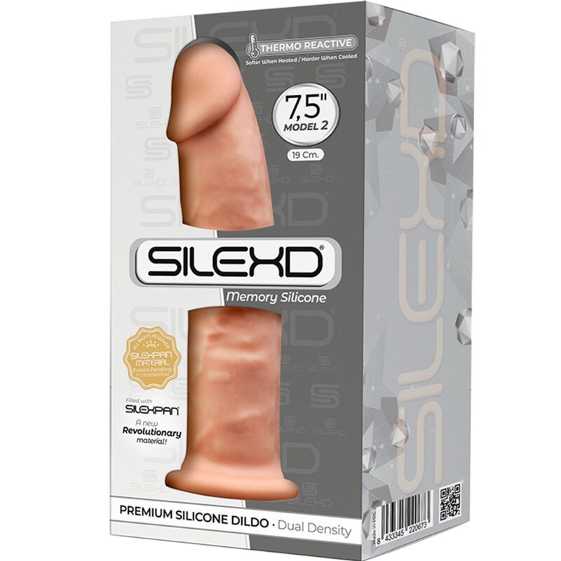 SILEXD - MODÈLE 2 PÉNIS RÉALISTE PREMIUM SILEXPAN SILICONE 19 CM - Sensualia