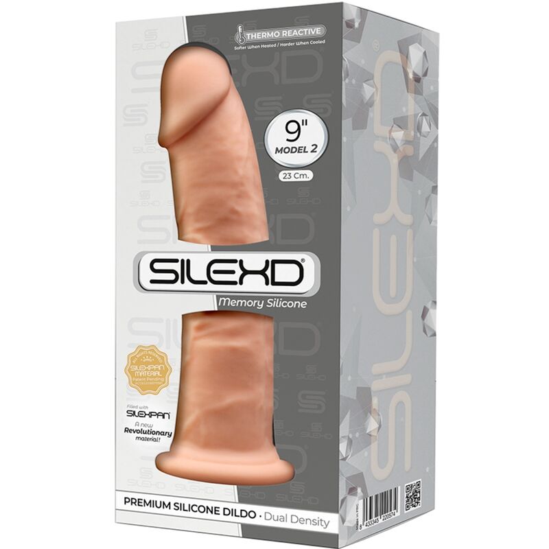SILEXD - MODÈLE 2 PÉNIS RÉALISTE PREMIUM SILEXPAN SILICONE 23 CM - Sensualia