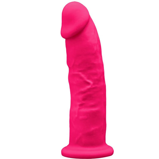 SILEXD - MODÈLE 2 PÉNIS RÉALISTE PREMIUM SILEXPAN SILICONE FUCHSIA 19 CM - Sensualia