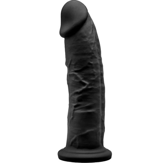 SILEXD - MODÈLE 2 PÉNIS RÉALISTE PREMIUM SILEXPAN SILICONE NOIR 19 CM - Sensualia