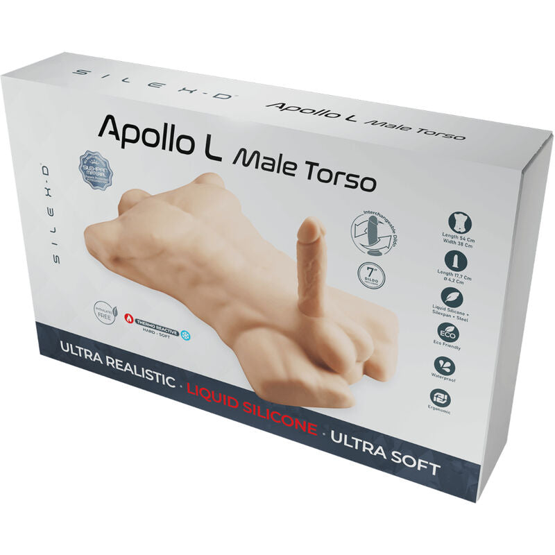 SILEXD - TORSE MASCULIN RÉALISTE APOLLO L - Sensualia