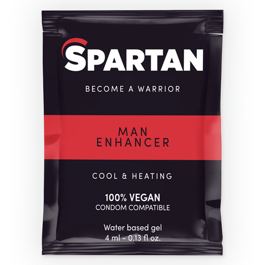 SPARTAN - GEL AMÉLIORANT L'ÉRECTION À EFFET FROID-CHAUD 100% VEGAN 4ML - Sensualia