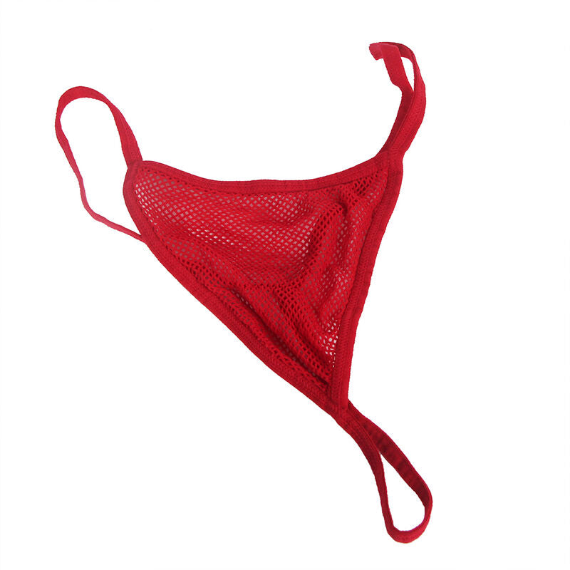 SUBBLIME - 952181 BODYSTOCKING RESILLE AVEC GANTS ET DIAMANTS ROUGE TAILLE UNIQUE - Sensualia