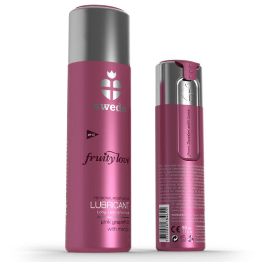 SWEDE - FRUITY LOVE LUBRIFIANT PAMPLEMOUSSE ROSE À LA MANGUE 50 ML - Sensualia