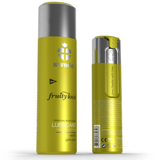 SWEDE - FRUITY LOVE LUBRIFIANT VANILLE OR POIRE 100 ML - Sensualia