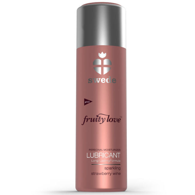 SWEDE - FRUITY LOVE LUBRIFIANT VIN MOUSSEUX FRAISE 100 ML - Sensualia