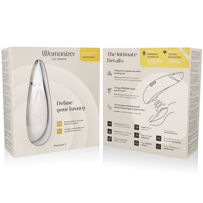 WOMANIZER - STIMULATEUR CLITORAL PREMIUM 2 GRIS CHAUD - Sensualia