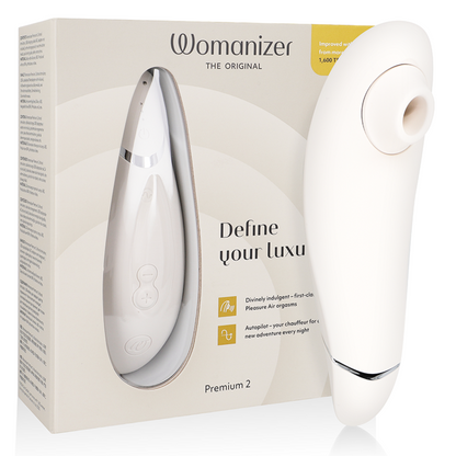 WOMANIZER - STIMULATEUR CLITORAL PREMIUM 2 GRIS CHAUD - Sensualia
