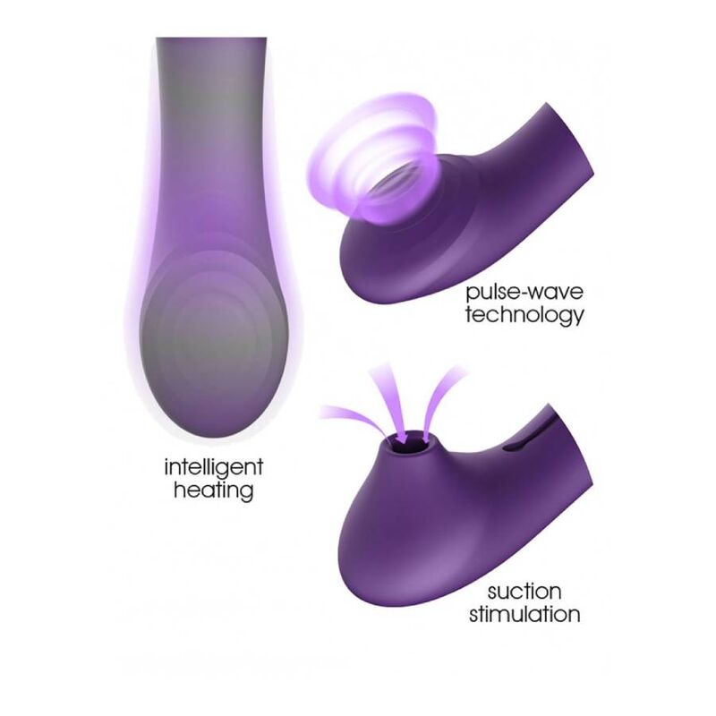 ZALO - ENSEMBLE QUEEN PULSE WAVE CLIT STIM VIOLET - Sensualia
